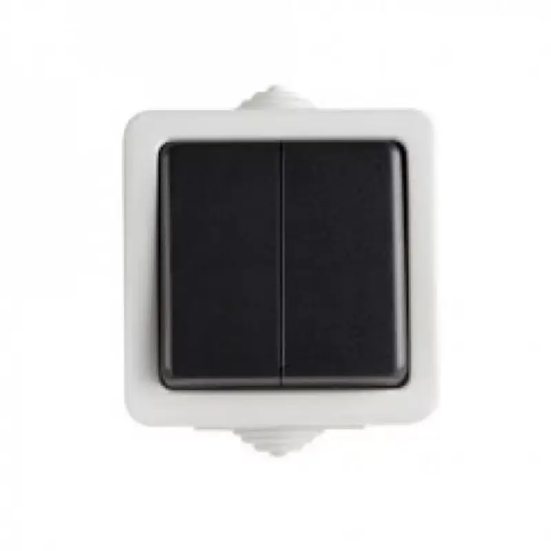 Kanlux 25351 TEKNO 05-1010-143 fekete csillárkapcsoló (105) IP54 Expressz kézbesítés