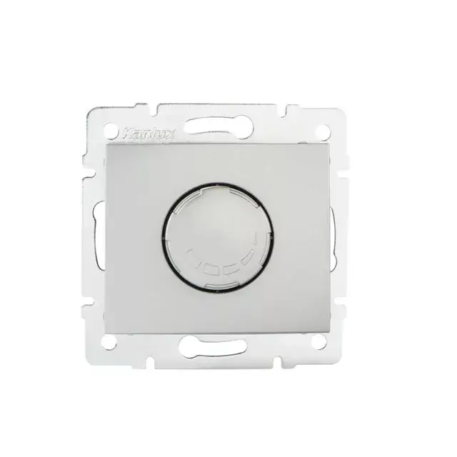 Kanlux 28756 DOMO 01-1161-143 ezüst tekerőgombos fényerőszabályozó LED-hez, LED 3-100W Legkelendőbb