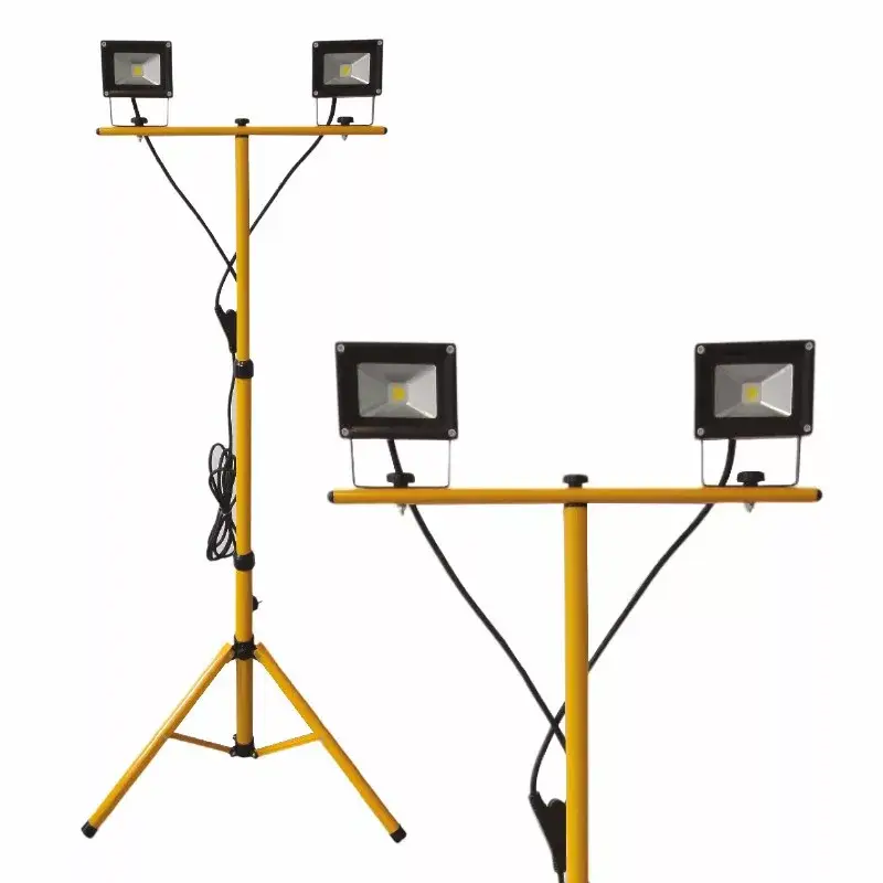 DEL1434 Reflektor 2X10W LED, állványos SLIM 1400lm, 220-240VAC, IP65, 4000K, delux Vásárlói kedvenc