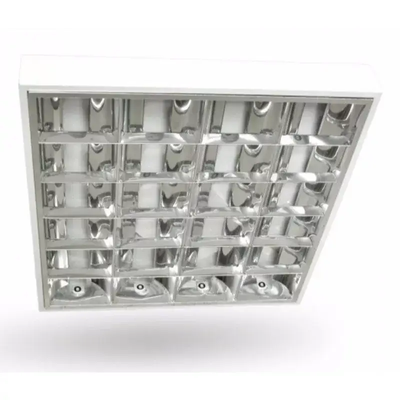Tükrös rácsos falon kívüli LED csőhöz szerelt 4x18W üres IP20 DP tükör deLux (DEL1502) Akciós ár