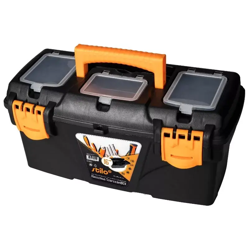 Azonnal elérhető STI1586 Stilo szerszámosláda 18" 432x250x238mm