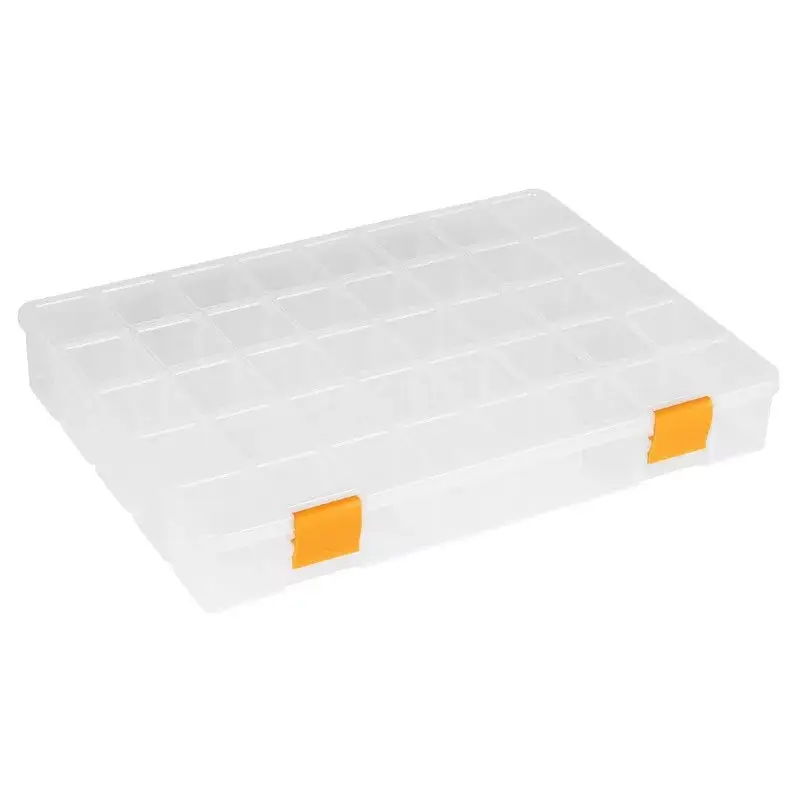 Végkiárusítás STI1595 Stilo rekeszes szortimenter átlátszó 15" 380x285x56mm