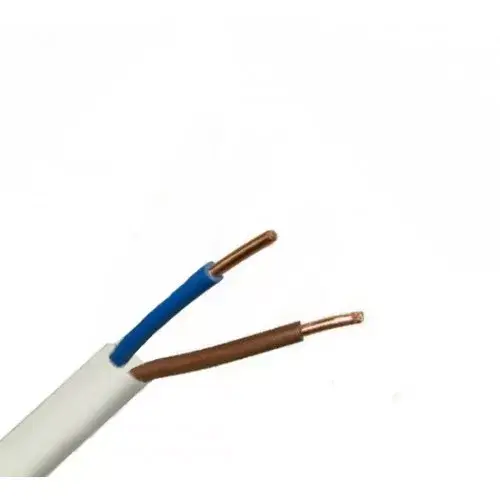 MT kábel 2x2,5mm2 fehér PVC köpenyes réz erű sodrott H05VV-F (MTK) Legnépszerűbb