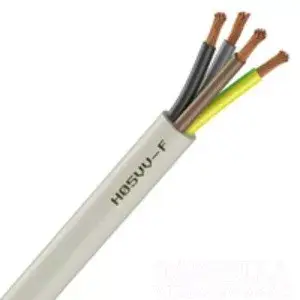 Prémium MT kábel 4x0,75mm2 fehér PVC köpenyes réz erű sodrott H05VV-F (MTK)