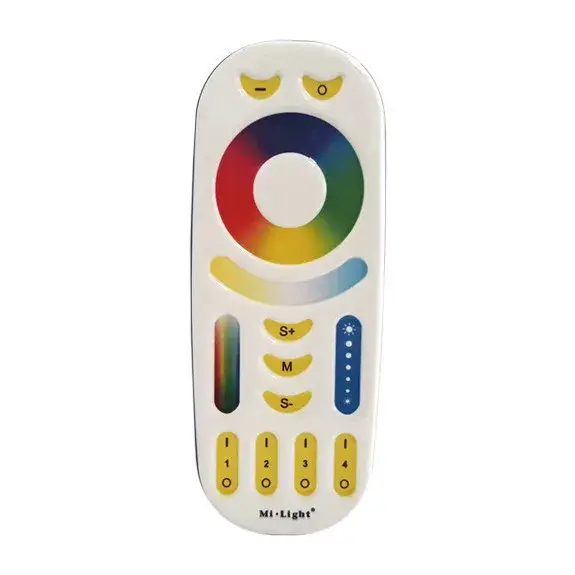 Szuper akció MiLight FUT092 4 zónás RGB+CCT távirányító , 3223 Mi-Light Világító burkolattal
