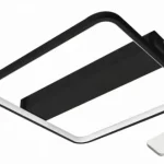 LEDmaster Galaxis Centauri 40 W-os, 42x40 cm szabályozható színhőmérsékletű fekete LED csillár 4038 Népszerű