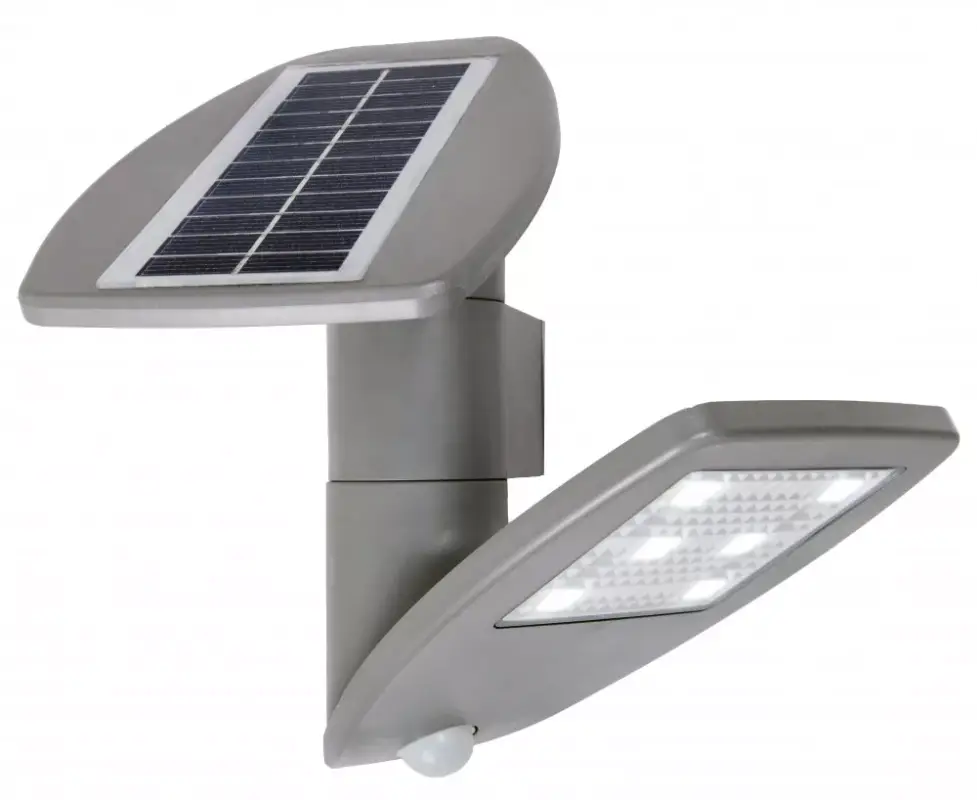 LUTEC ZETA Kültéri fali napelemes mozgásérzékelős LED lámpa 2W 4000K 200lm IP44 6901101000 Alacsony ár