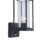 LUTEC FLAIR Kültéri fali mozgásérzékelős lámpa 1xE27 40W IP44 5288802012 Rendeld meg most