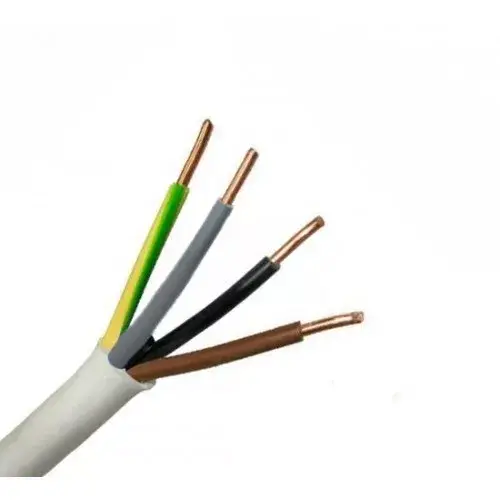 MT kábel 4x6mm2 fehér PVC köpenyes réz erű sodrott H05VV-F (MTK) Szuper ajánlat