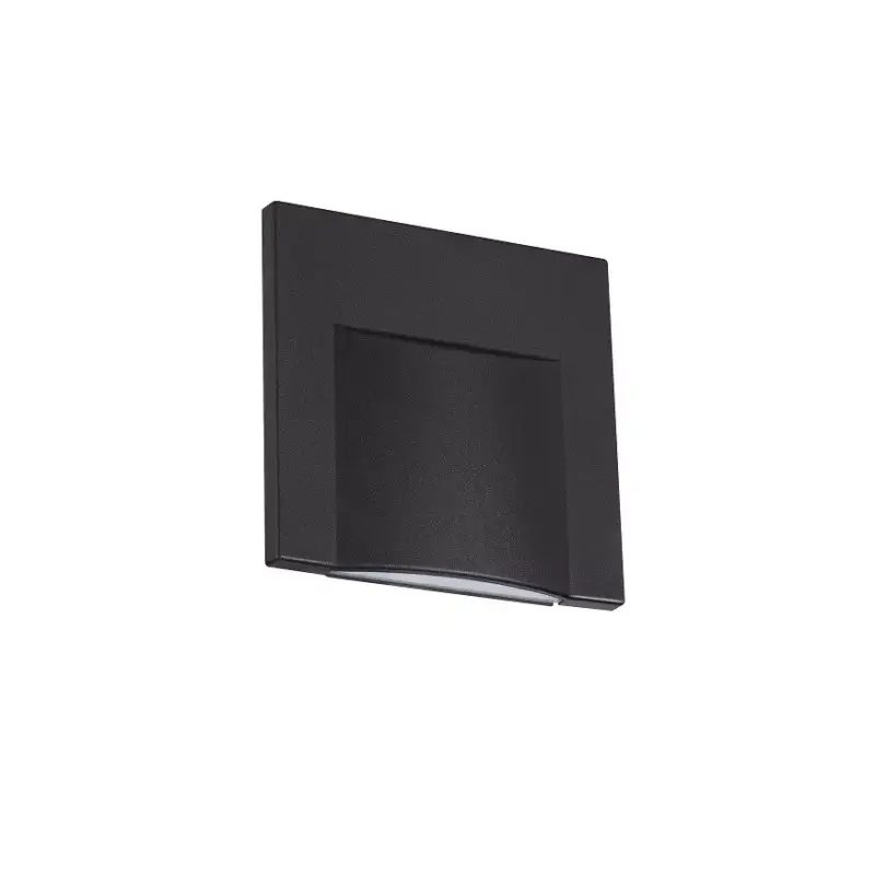 Kedvezmény Kanlux 33333 ERNIUS LED L B-NW lámpa LED lépcsővilágító lámpatest fekete 4000K