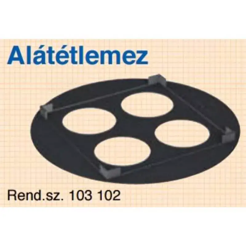 Azonnal elérhető J.PRÖPSTER 103102 alátétlemez beton lábazathoz