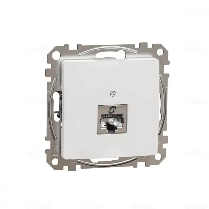 ÚJ SEDNA 1xRJ45 Cat6 STP aljzat, fehér Schneider SDD111461S Vedd meg online