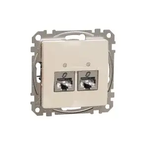 Ajánlat ÚJ SEDNA 2xRJ45 Cat6 STP aljzat, bézs Schneider SDD112462S
