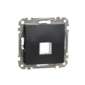 Gyors szállítás ÚJ SEDNA 1xRJ45 adapter, Keystone betétekhez, antracit Schneider SDD114421