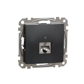 Gyors kiszállítás ÚJ SEDNA 1xRJ45 Cat6 STP aljzat, antracit Schneider SDD114461S