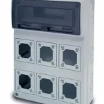Különleges ajánlat AcQUA 16 modulos + 6 szerelvényhelyes doboz 506x380x150mm, 3962, Famatel S.A