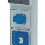 ACQUA doboz 6 modul 1db házt. (13950) - 1db 2P+F 16A ipari (23230) - 1db 3P+N+F 16A, 6408, Famatel S.A Végkiárusítás