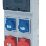 Legnépszerűbb ACQUA doboz 8 modul - 2db 2P+F 16A ipari + 2db 3P+N+F 16A ipari, 6511, Famatel S.A