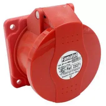 FAMATEL ipari ráépíthető aljzat/dafb-163/ 3P+F 380V 16A IP44, 23370, Famatel S.A Legkelendőbb