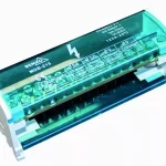 Elosztóblokk, 125A, 2db sín (15 furat/sín), A18-MDB-215, Bemko Azonnal elérhető
