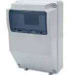 Újdonság AcQUA 9 modulos zárt ipari doboz 380x215x155mm, IP65, 3958, Famatel S.A