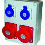 Szerelt ipari doboz 3074 + 2db házt. alj + 2db 5P 32A, IP44, 3066_65, Famatel S.A Bestseller