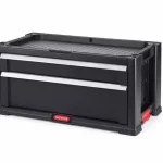 KETER 2 FIÓKOS TÁROLÓ TOOL CHEST Fekete/piros, 237790, Curver Csak ma
