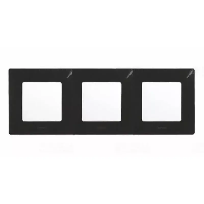 Bestseller Legrand Niloé 3-as keret matt fekete Legrand 397033