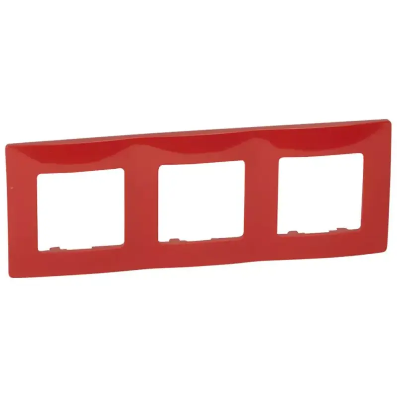 Legrand Niloé 3-as keret piros Legrand 665023 Legkelendőbb