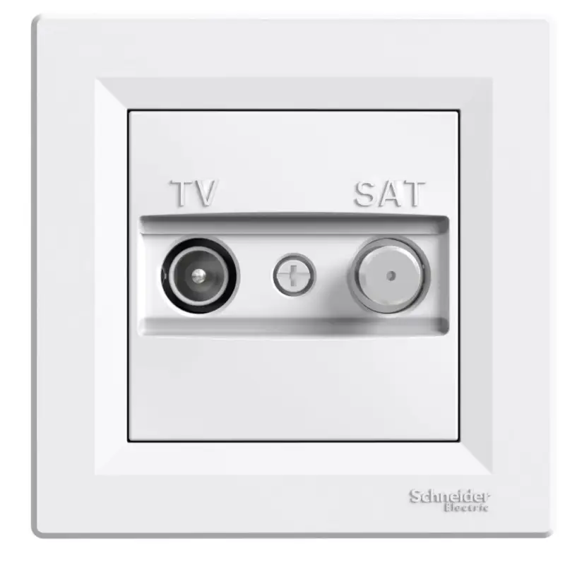 Schneider ASFORA TV/SAT aljzat, végzáró, 1 dB, fehérEPH3400121 Expressz szállítás