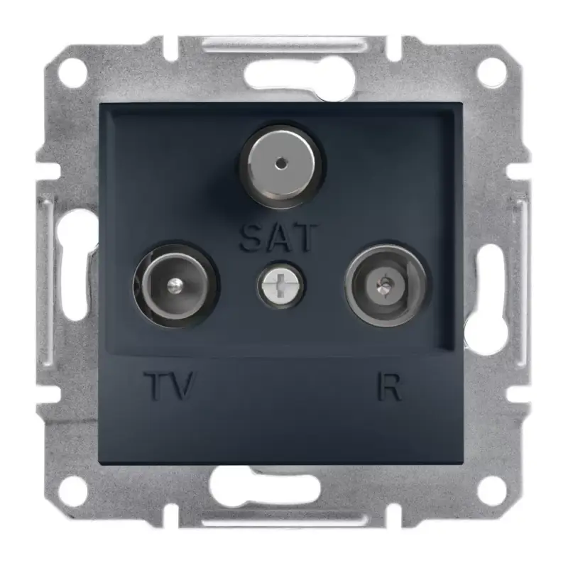 Schneider ASFORA TV/R/SAT aljzat, végzáró, 1 dB, antracitEPH3500171 Alacsony ár
