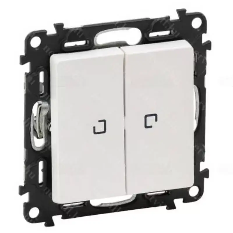 Outlet Legrand Valena Life csillárkapcsoló jelzőfénnyel 10 AX alumínium, Legrand 752328
