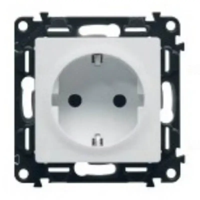 Legrand Valena Life 2P+F csatlakozóaljzat biztonsági zsaluval, rugós vezetékbekötéssel fehér, Legrand 753120 Népszerű