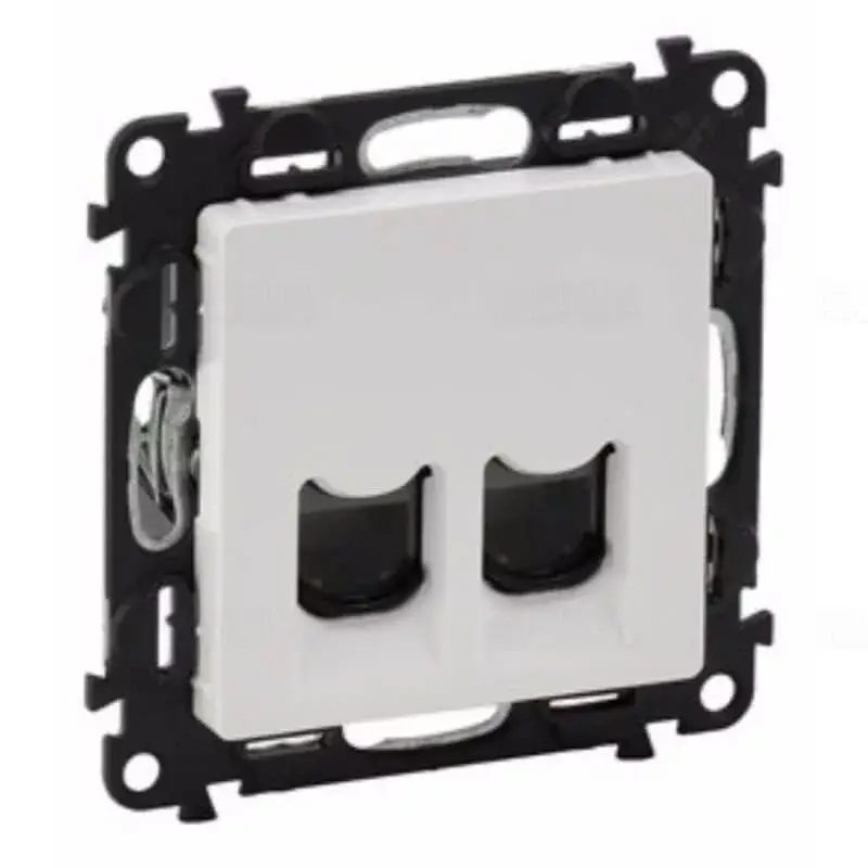 Legrand Valena Life 2xRJ45 Cat. 5e UTP csatlakozóaljzatfehér, Legrand 753141 Azonnali szállítás