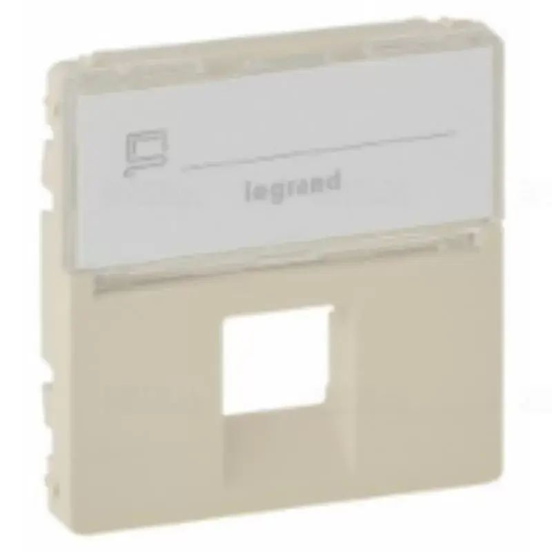 Legrand Valena Life 1xRJ45 csatlakozóaljzat burkolat, címketartóval elefántcsont, Legrand 755471 Azonnal elérhető