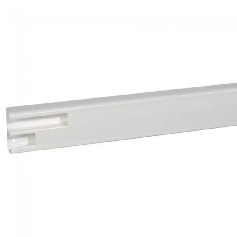 Legrand DLP antimikrobiális kábelcsatorna 130x50 mm, hajlékony fedéllel, 2 rekeszes, fehér Legrand 075702 Legkelendőbb