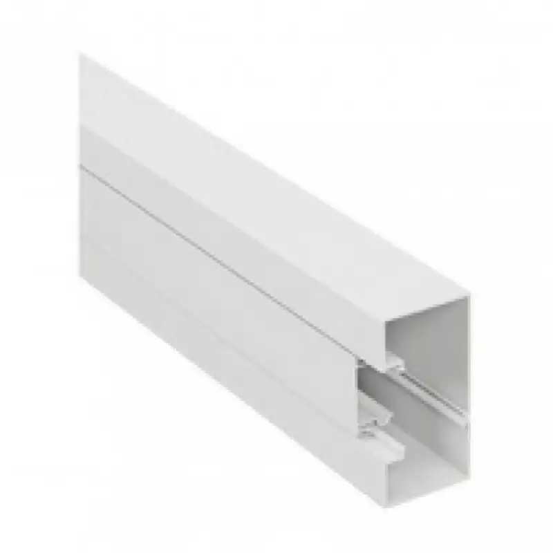 Legrand DLP-S kábelcsatorna 100x50 mm, merev fedéllel, bepattintható 45-ös szerelvényhez, fehér Legrand 638030 Kiárusítás