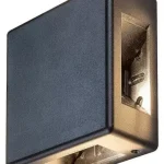 Rábalux 7317 Lippa Kültéri fali lámpa fekete- LED 6, IP54 Outlet