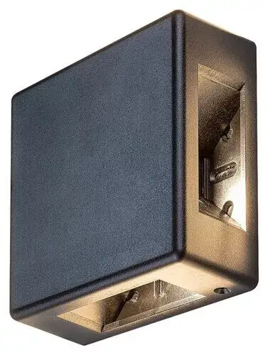 Rábalux 7317 Lippa Kültéri fali lámpa fekete- LED 6, IP54 Outlet
