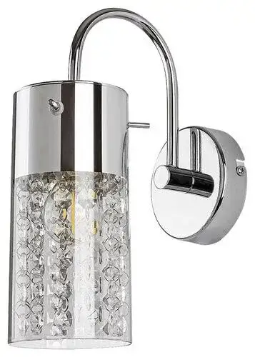 Rábalux 2194 Niagara Beltéri Fürdőszobai lámpa króm-átlátszó E14 1x MAX 40, IP44 Expressz szállítás