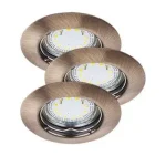 Olcsó Rábalux 1048 Lite Beltéri Ráépíthető és Beépíthető lámpa bronz- GU10 1x MAX 50, IP44/ IP40