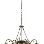 Rábalux 8636 Annabella Beltéri Csillár bronz-fehér E14 6x MAX 40 + E27 2x MAX 60, IP20 Biztonságos fizetés