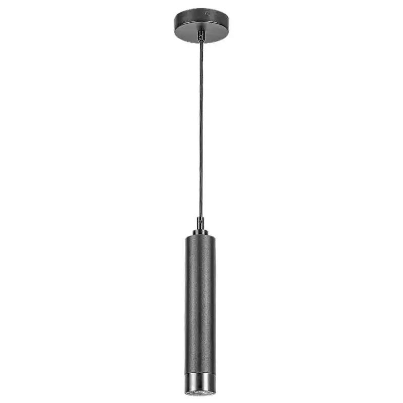 Rábalux 5076 Zircon Beltéri Függeszték matt fekete-ezüst GU10 1X MAX 5, IP20 Vásárlói kedvenc