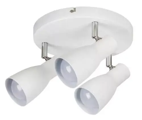 Alacsony ár Rábalux 6028 Ebony Beltéri Spotlámpa fehér-fehér E27 3x MAX 20, IP20
