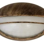 Outlet Rábalux 8496 Hektor Kültéri fali lámpa antik arany-átlátszó E27 1x MAX 100, IP54