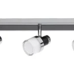 Bestseller Rábalux 5023 Harold Beltéri Fürdőszobai lámpa fekete-opál üveg LED 15, IP44