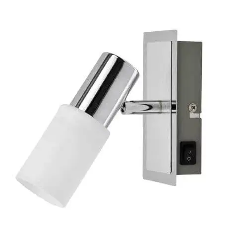 Outlet Rábalux 6096 Logan Beltéri Spotlámpa króm-fehér E14 1x MAX 40, IP20
