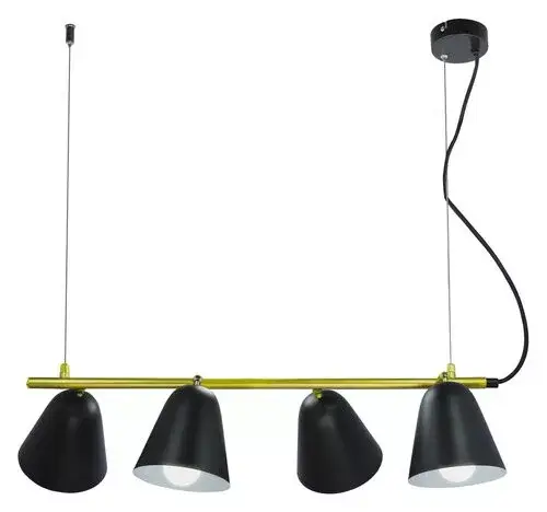 Rábalux 5377 Alder Beltéri Függeszték fekete-fekete E14 4x MAX 40, IP20 Újdonság