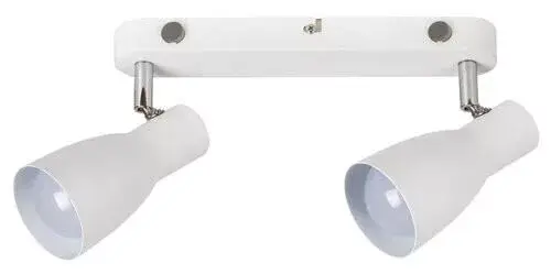 Ne maradj le Rábalux 6027 Ebony Beltéri Spotlámpa fehér-fehér E27 2x MAX 20, IP20