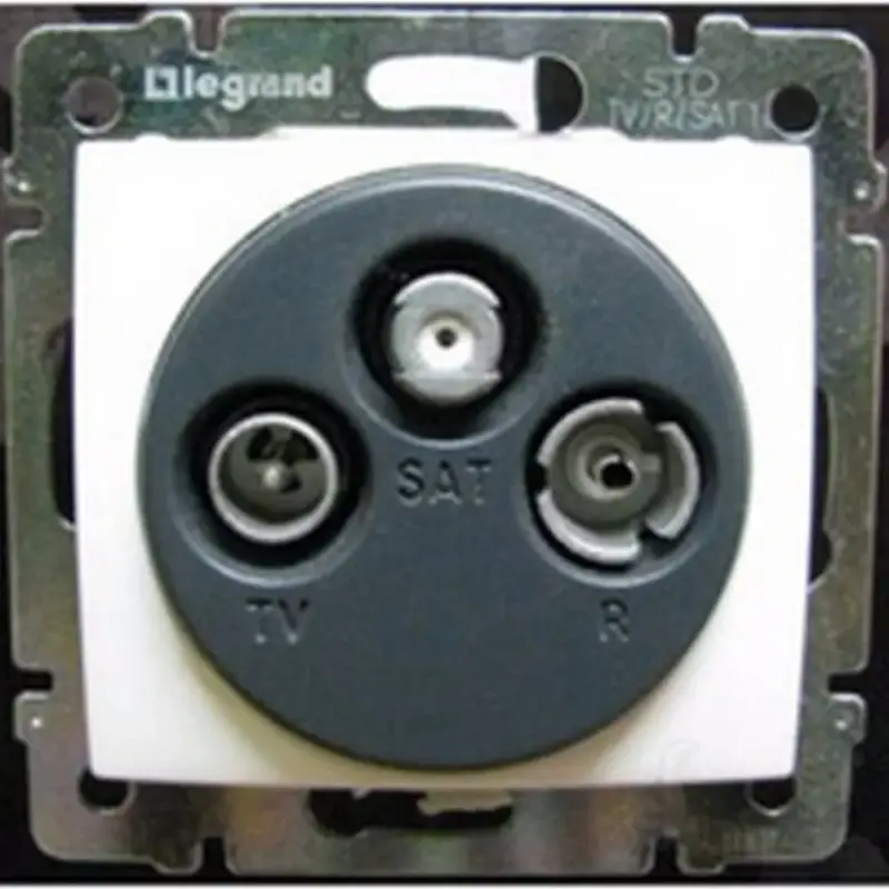 Kiárusítás Legrand Valena TV-RD-SAT antenna-csatlakozóaljzat átmenő 14 dB, fehér Legrand 774437